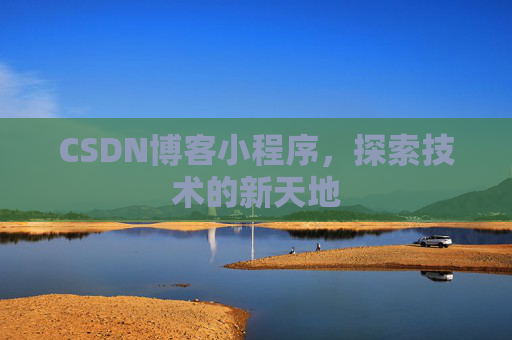 CSDN博客小程序，探索技术的新天地